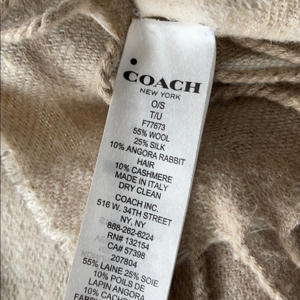 Coach scarf - Picture 2 of 3